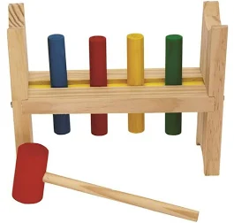 Bate pinos martelo quadrado