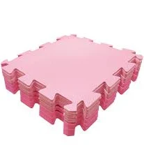 Tatame grande rosa claro