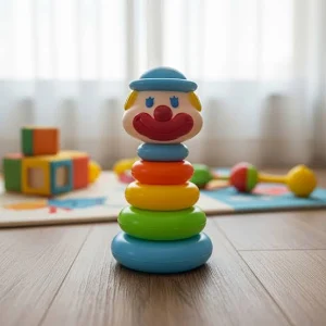 Brinquedo educativo palhaço